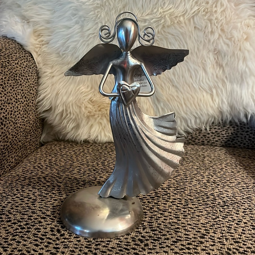 Regal Art and Gift - vine etched angel - 11”